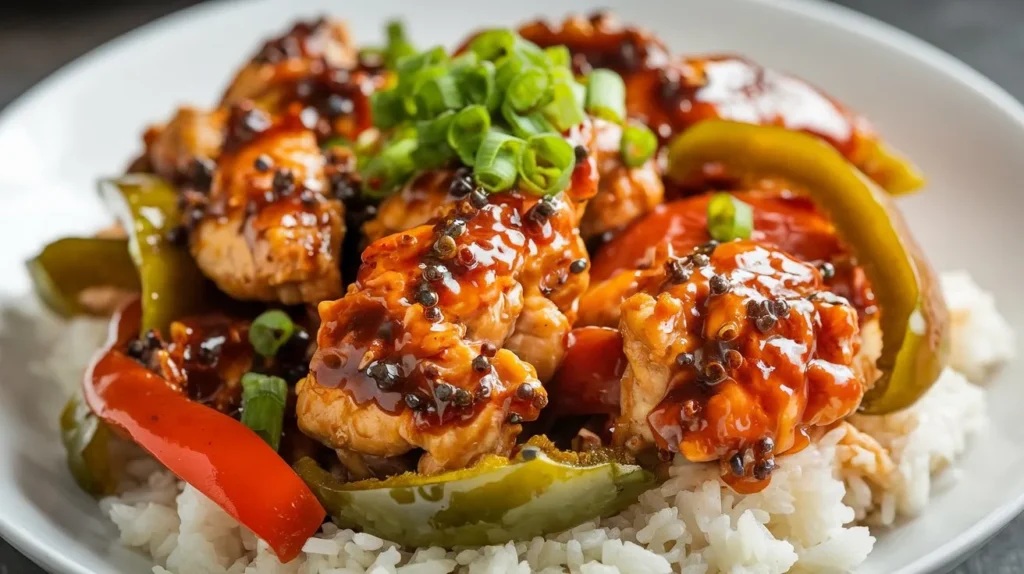 a photo of a vibrant plate of black pepp HcFl7mslSu2bqhFQ1Lu6xA sTPwcuBHT6mkmUFj9K3oNg