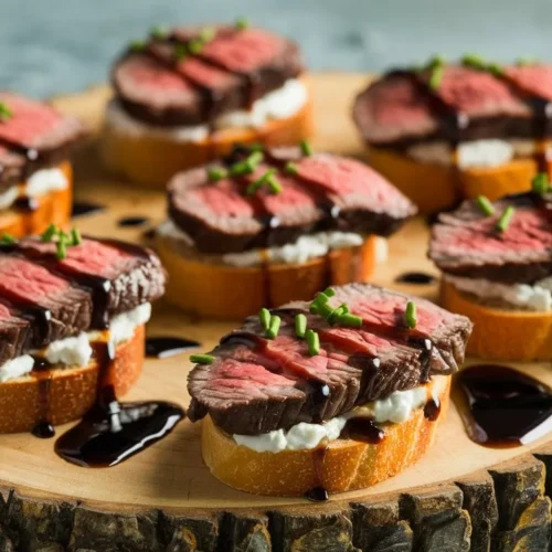 an elegant platter of steak crostini is fWnxr3SrTlameFBgSMsFJA B2LmyILCT3mqKV6e1sYFrA