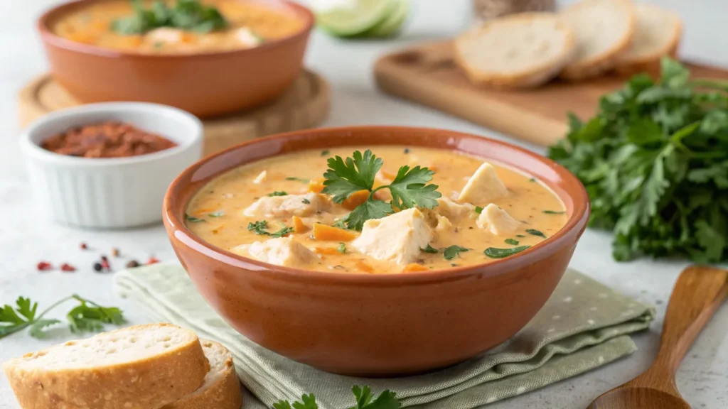 a bright and inviting shot of creamy buffalo chick