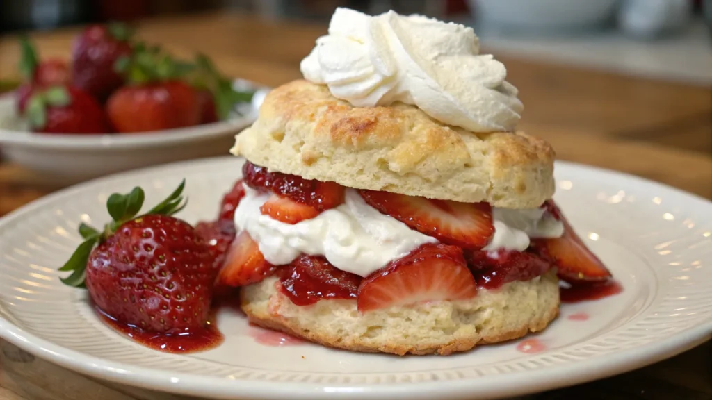 a mouthwatering close up of a classic strawberry s