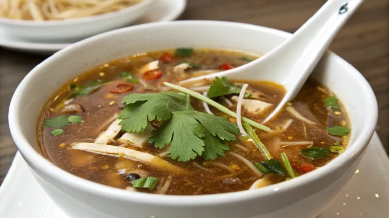 Chinese Style Hot and Sour Soup