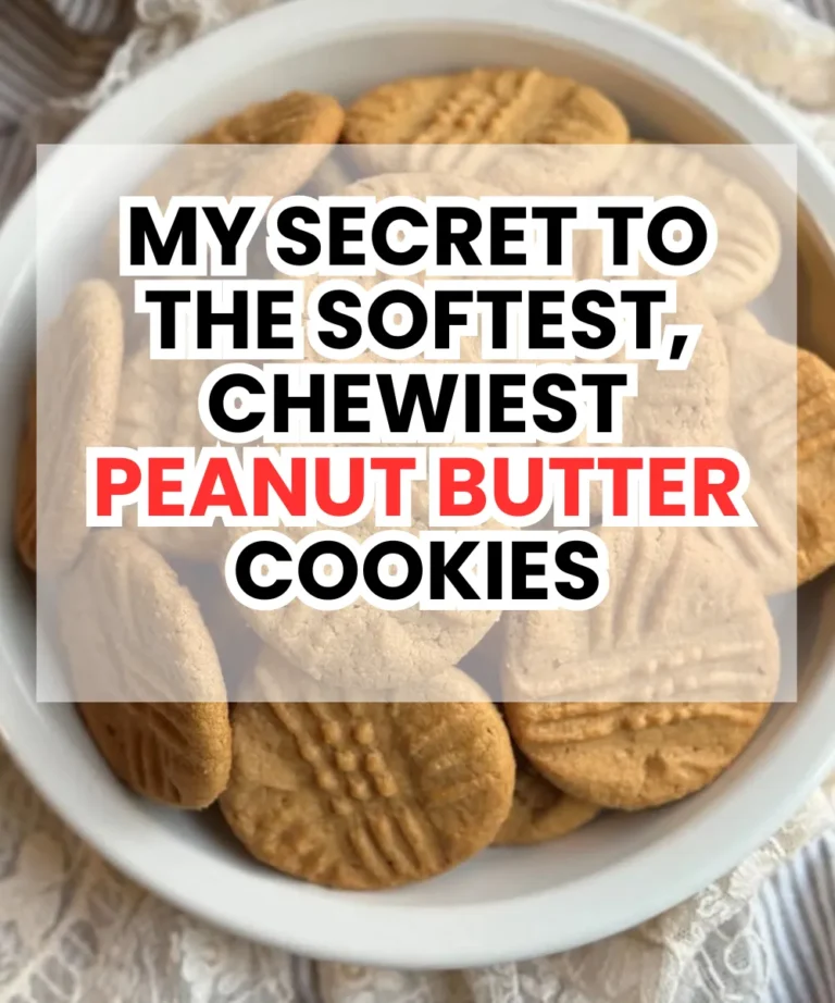 My Secret to the Softest, Chewiest Peanut Butter Cookies