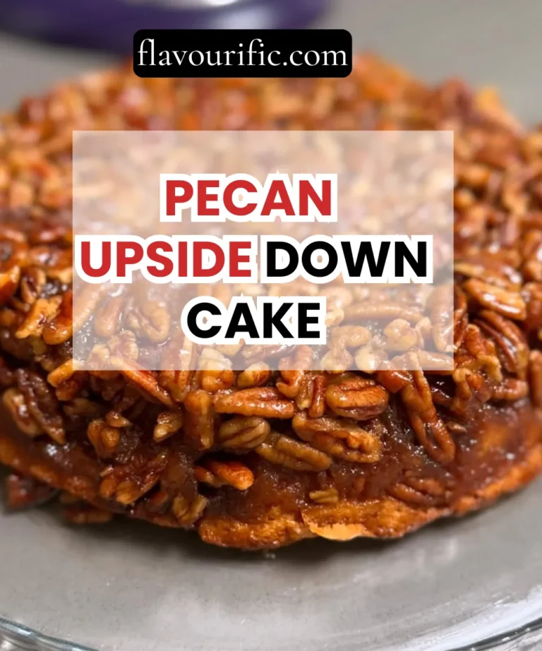 Pecan Upside Down Cake – A Nutty Twist on a Classic Favorite
