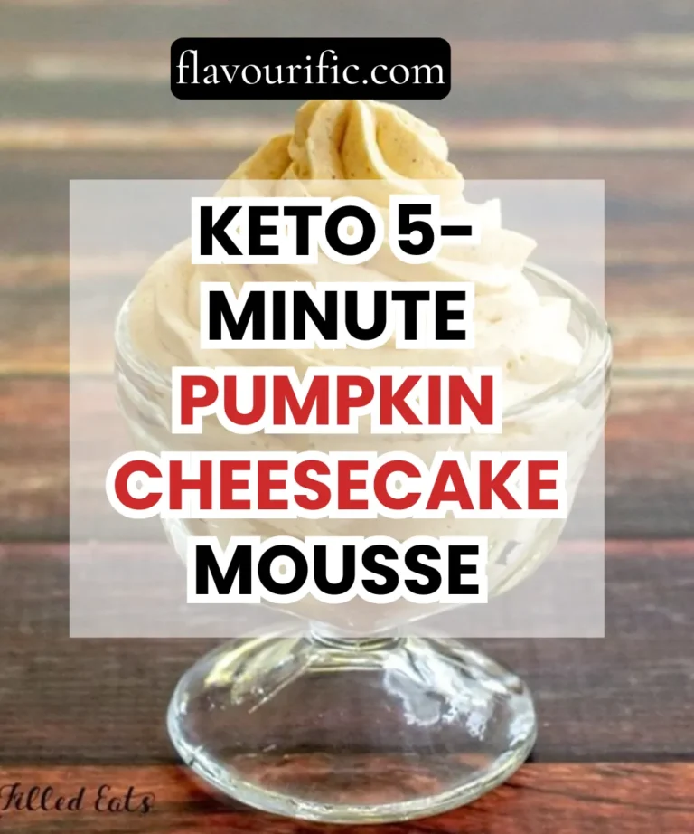 Keto 5-Minute Pumpkin Cheesecake Mousse