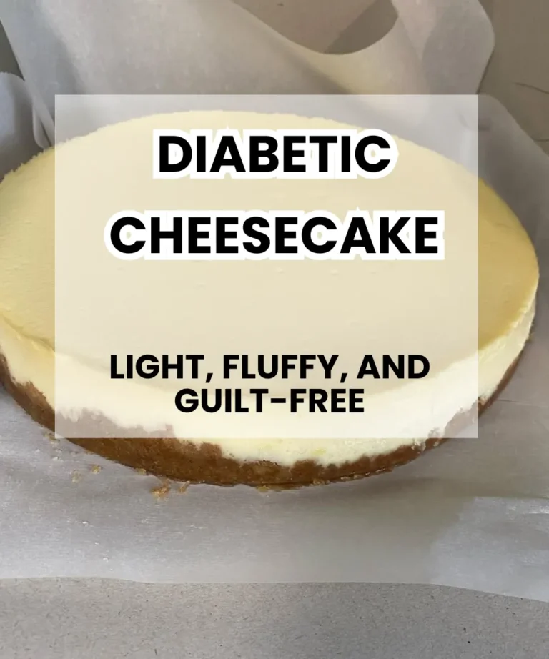 Diabetic Cheesecake: Sugar-Free and Decadent