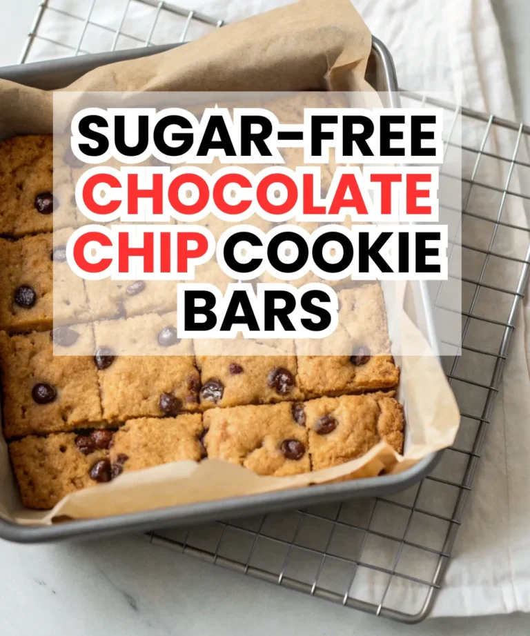 Sugar-Free Chocolate Chip Cookie Bars