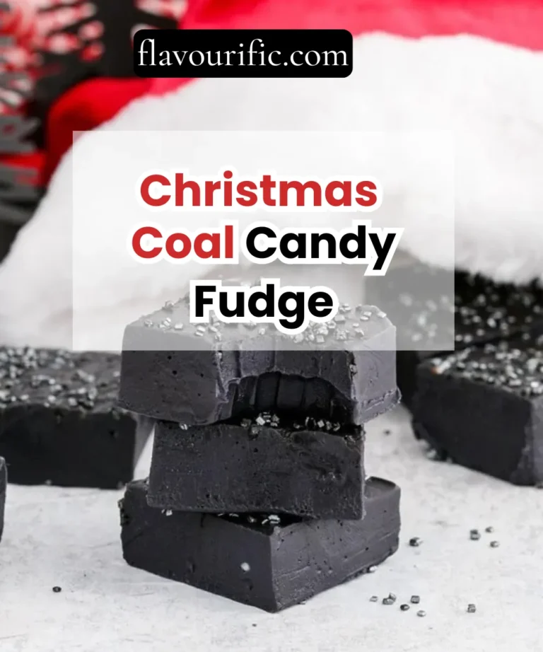 Christmas Coal Candy Fudge