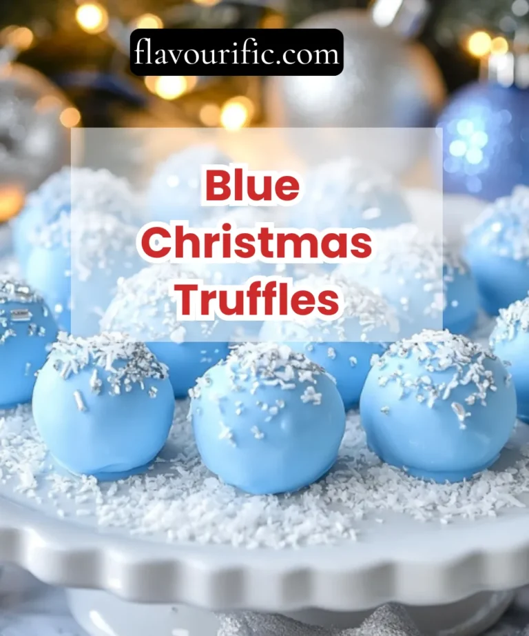 Blue Christmas Truffles