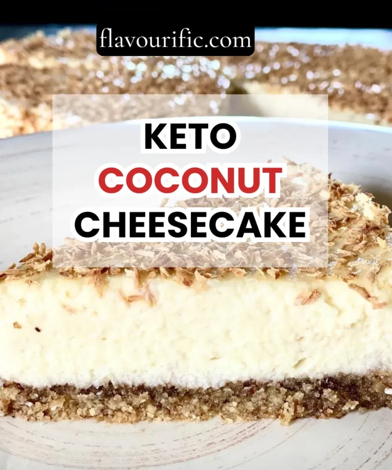 Keto Coconut Cheesecake