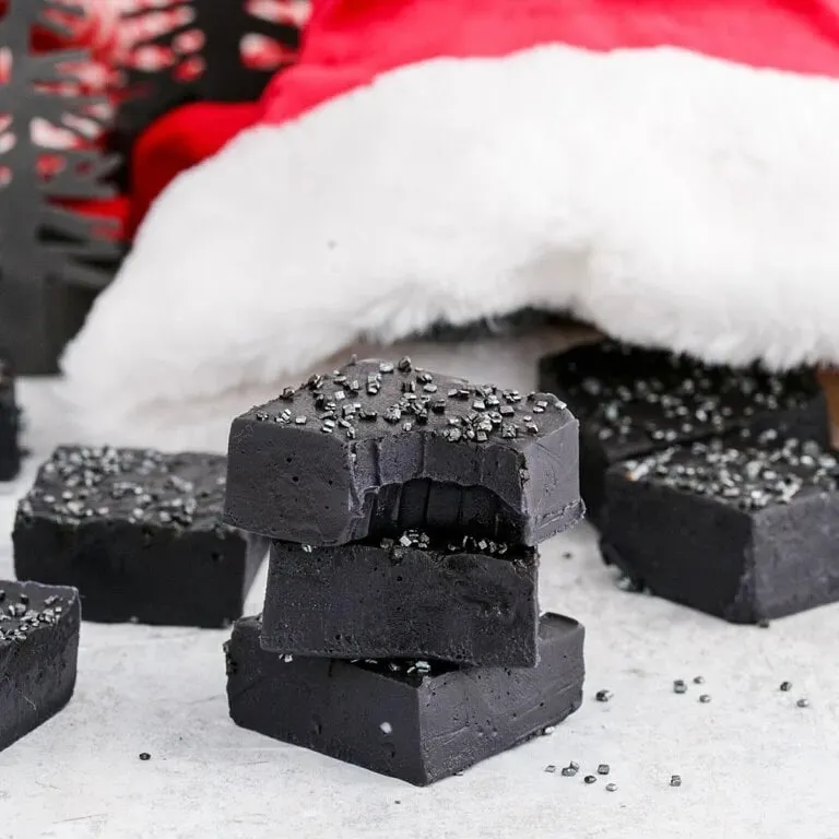 Christmas Coal Candy Fudge 2 keep 25