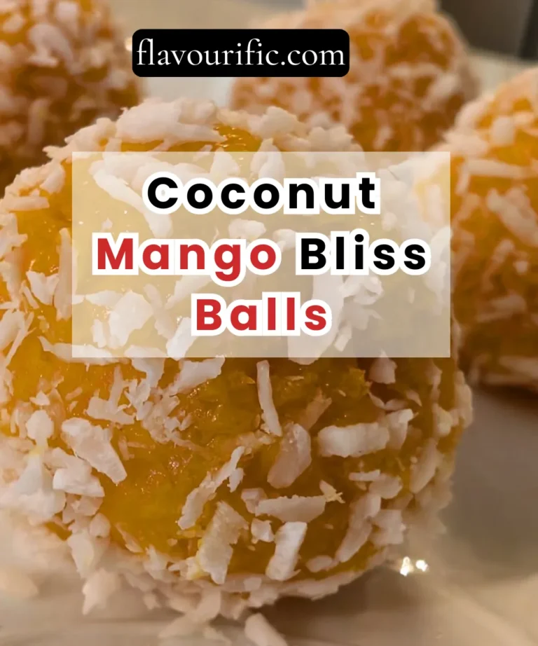Coconut Mango Bliss Balls: Healthy Tropical Dessert