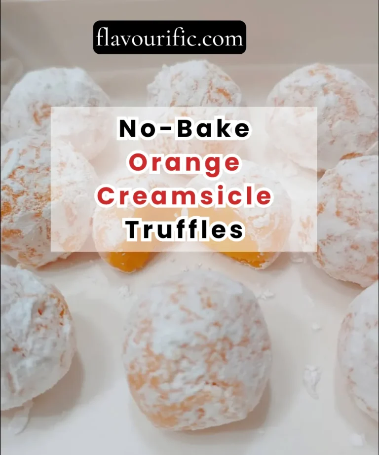 No-Bake Orange Creamsicle Truffles