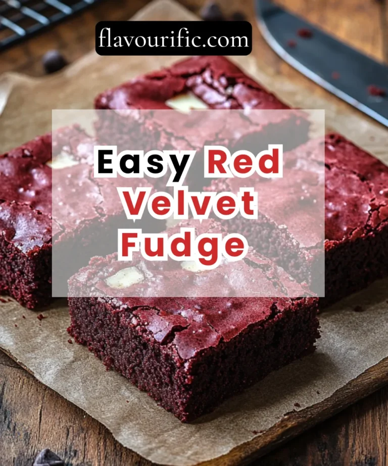 Easy Red Velvet Fudge For Any Occasion