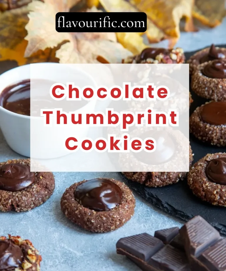 Chocolate Thumbprint Cookies