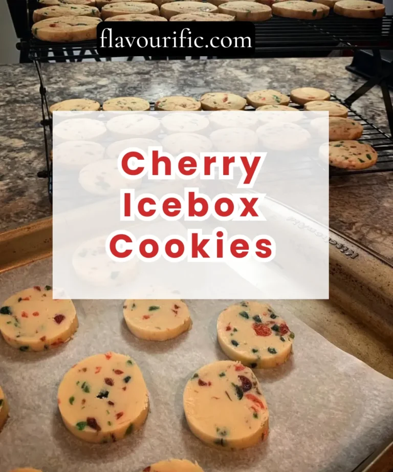 Cherry Icebox Cookies