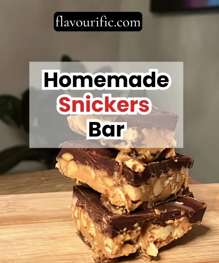 Homemade Snickers Bar