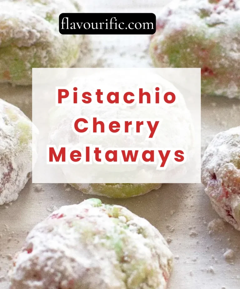 Pistachio Cherry Meltaways