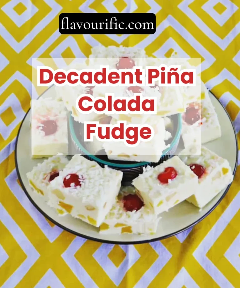 Decadent Piña Colada Fudge