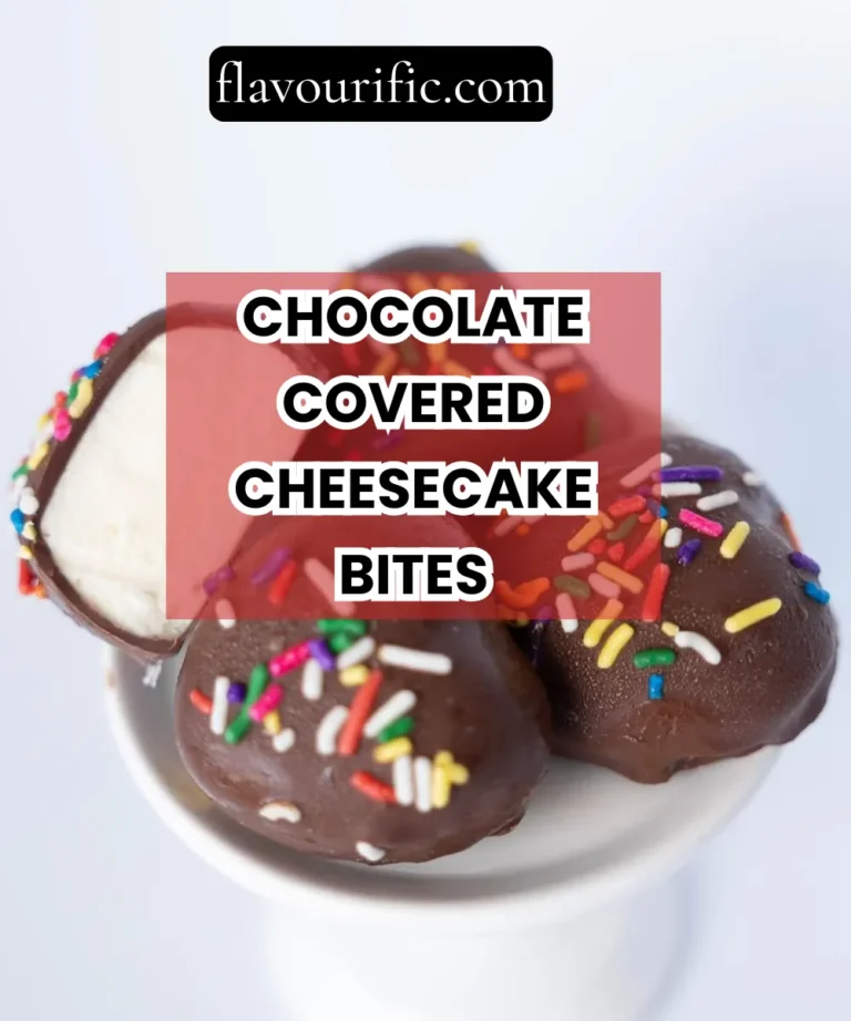 Chocolate Covered Cheesecake Bites