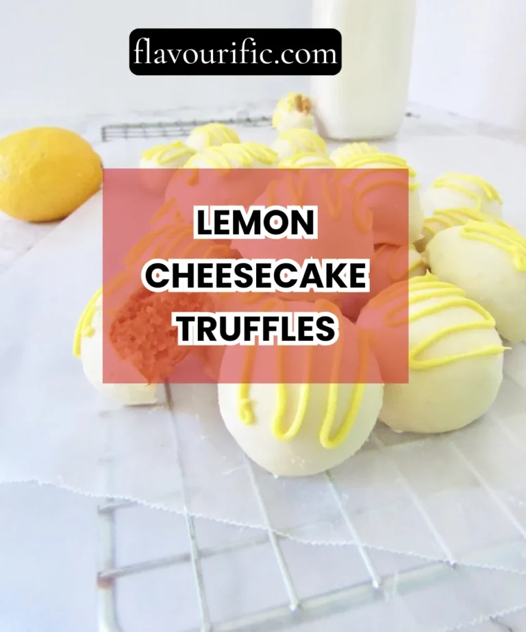 Lemon Cheesecake Truffles