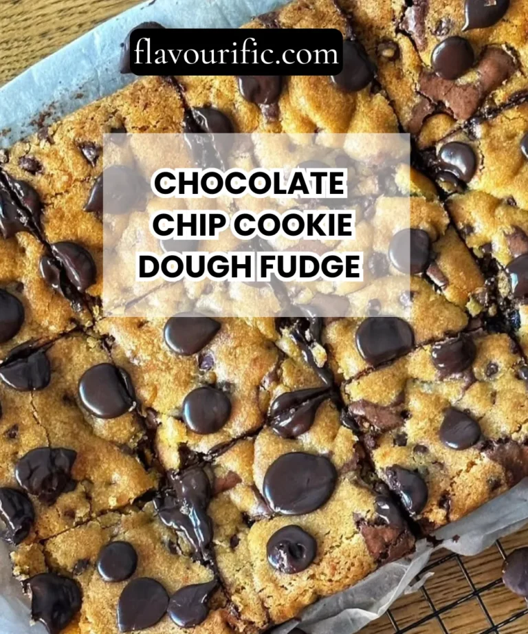 Chocolate Chip Cookie Dough Fudge