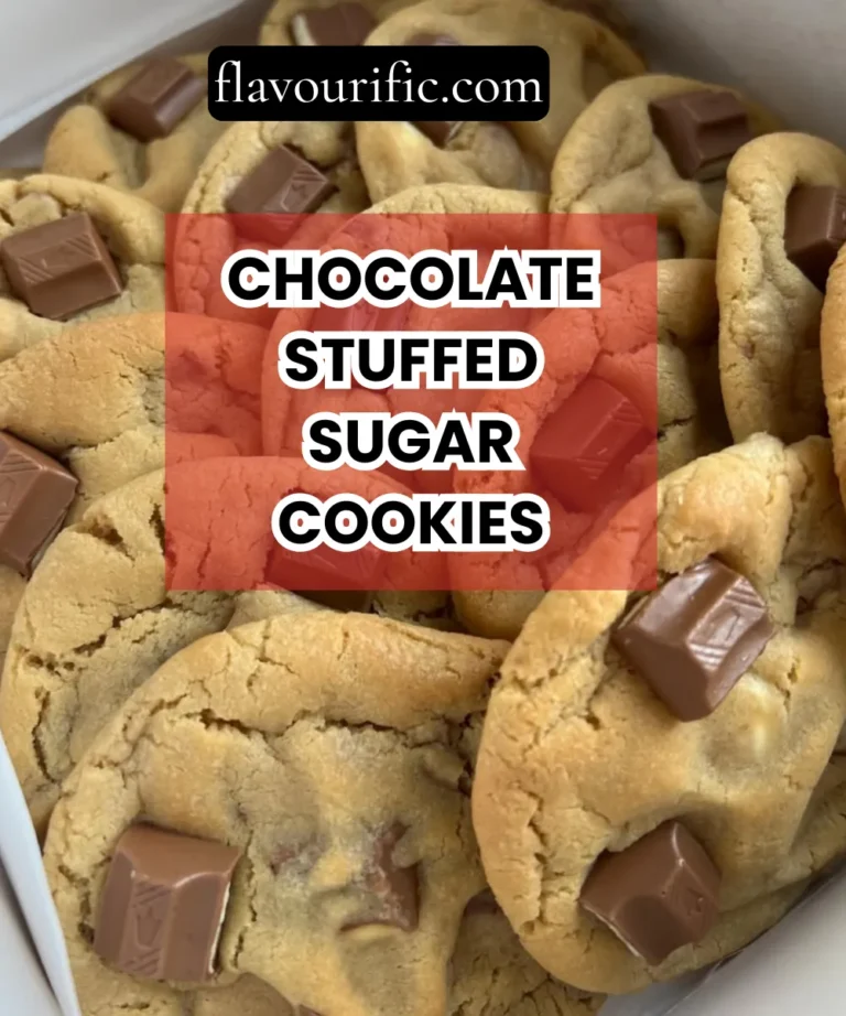 Chocolate Stuffed Sugar Cookies