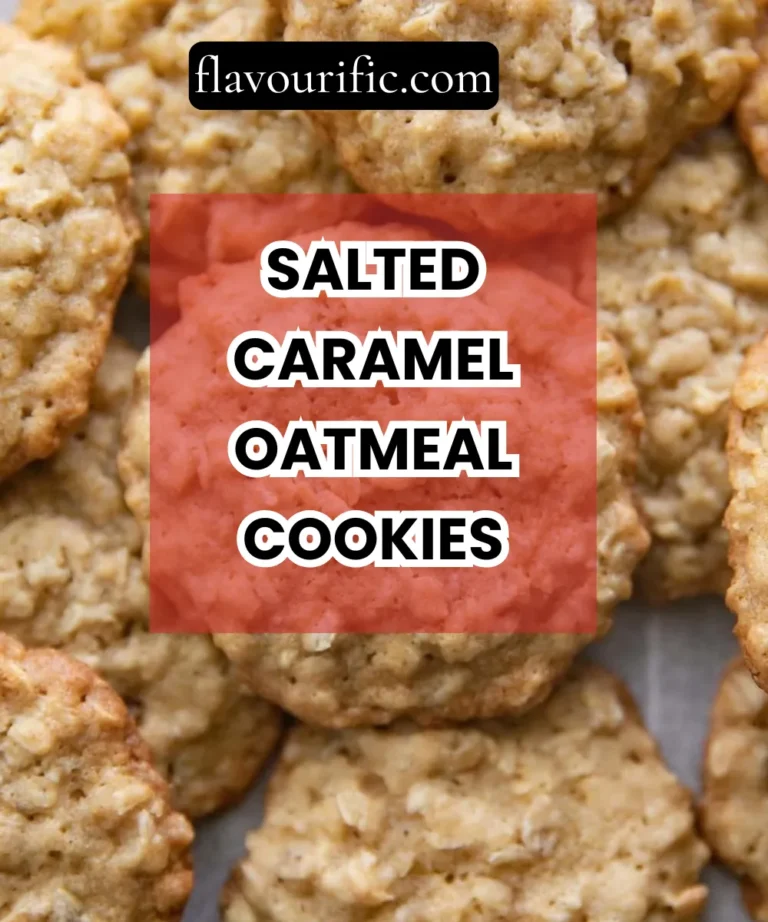 Salted Caramel Oatmeal Cookies
