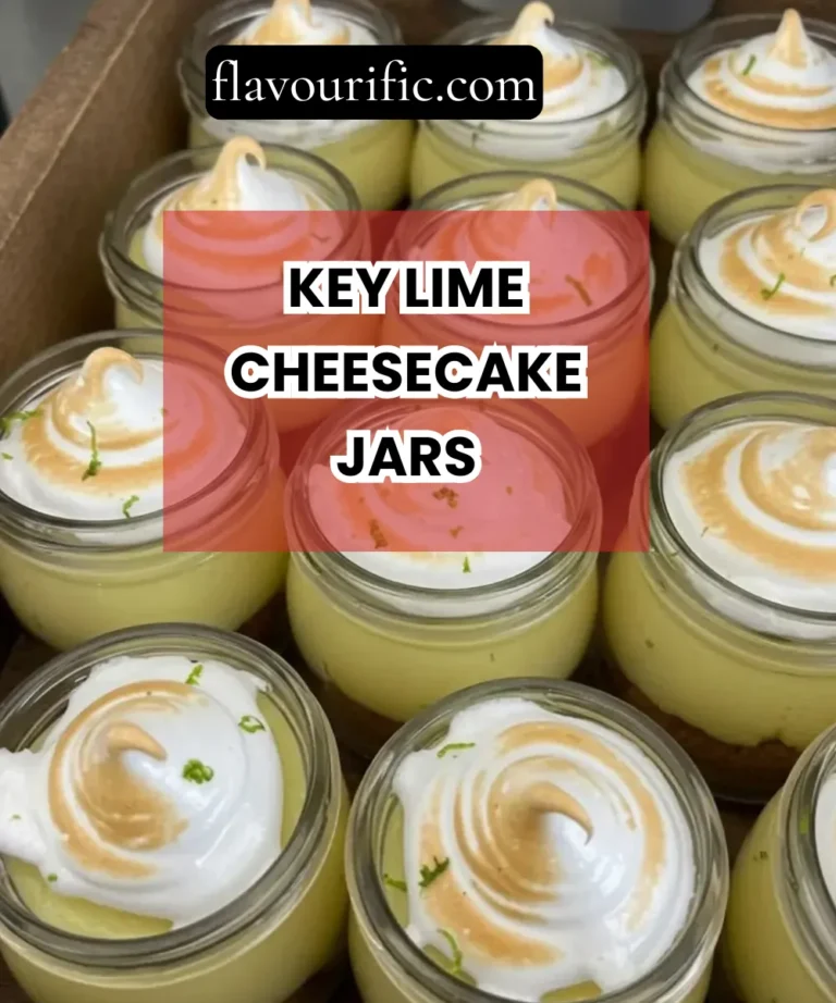 Key Lime Cheesecake Jars