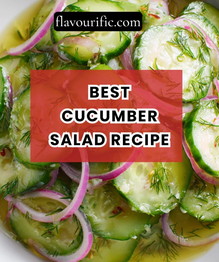 The Best Cucumber Salad Recipe (Crisp, Refreshing & Ready in 15 Minutes)