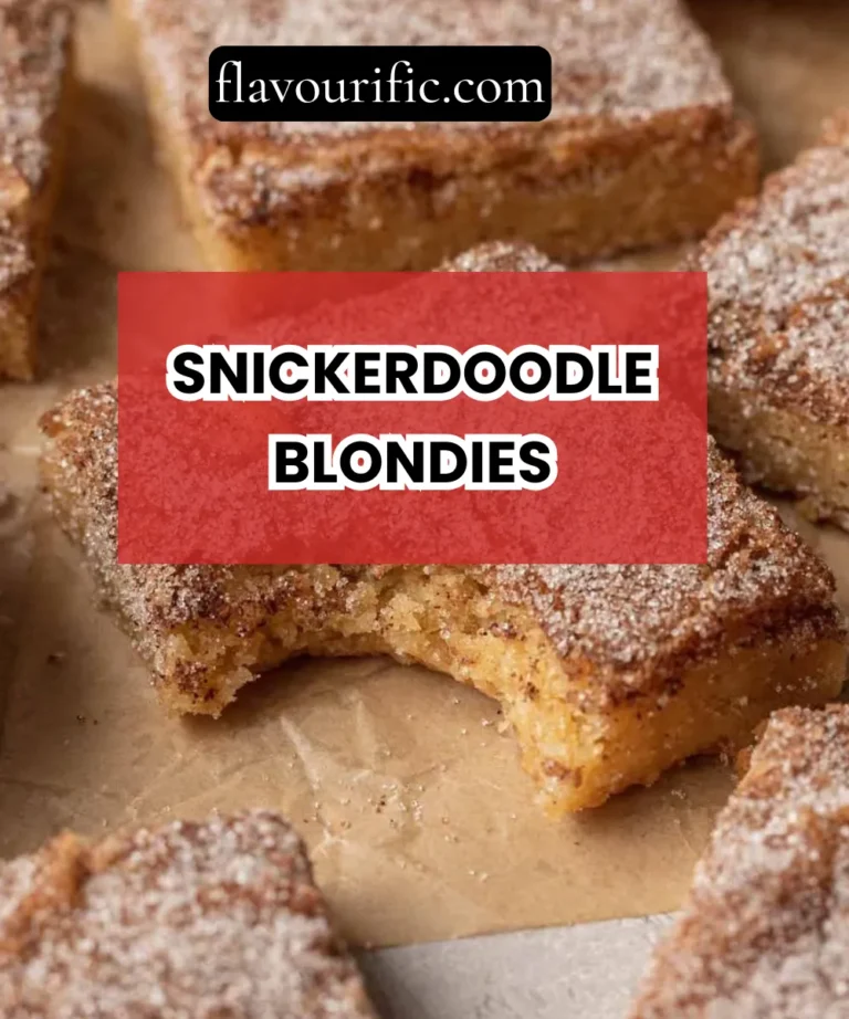 Snickerdoodle Blondies
