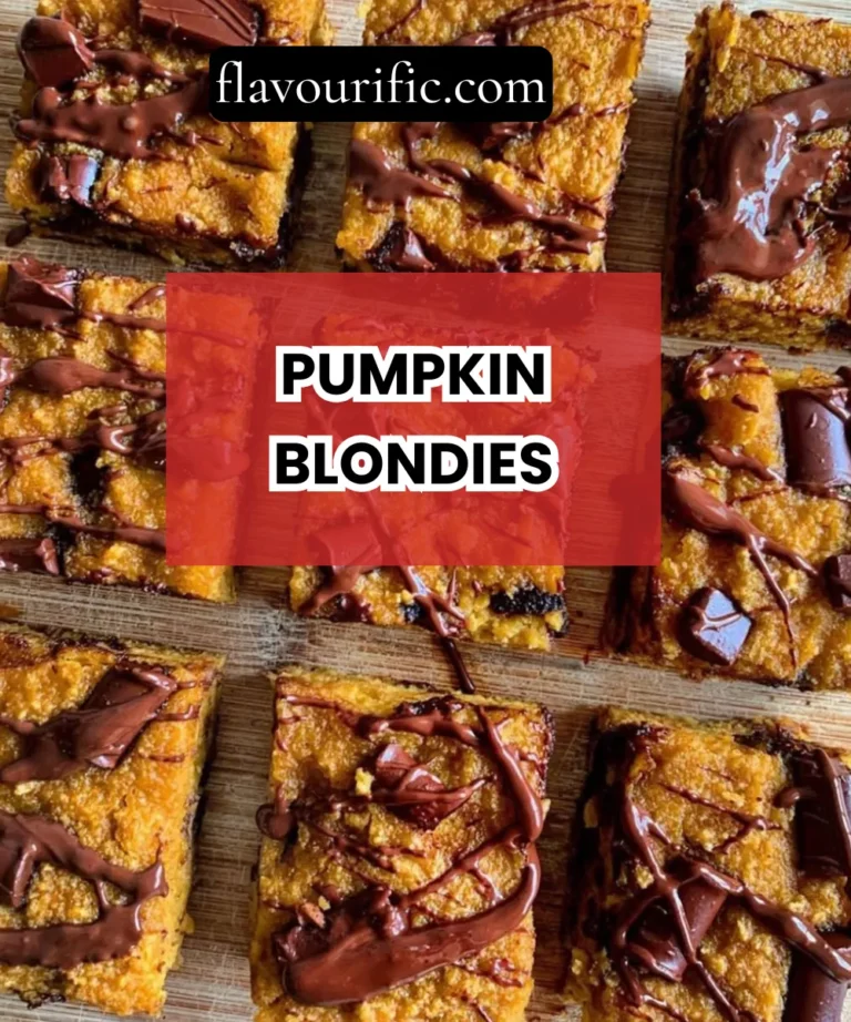 Pumpkin Blondies