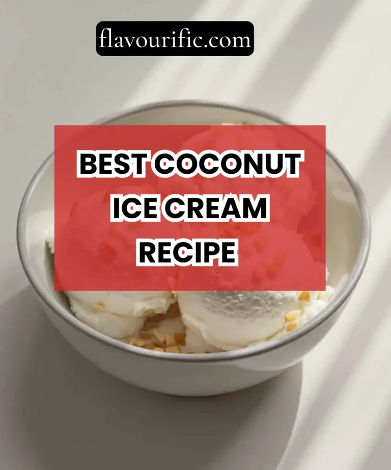 The Best Coconut Ice Cream Recipe (Creamy, Rich & Better Than Store-Bought)