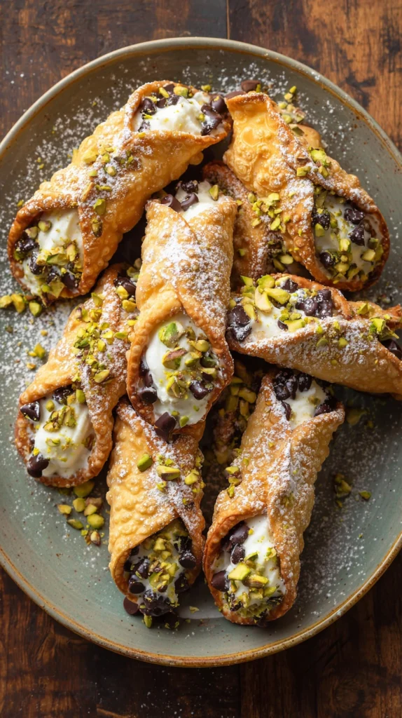 Cannoli with Ricotta Cream