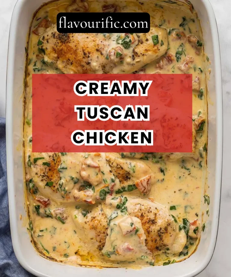 Creamy Tuscan Chicken Recipe (Rich, Garlicky & Restaurant-Quality)