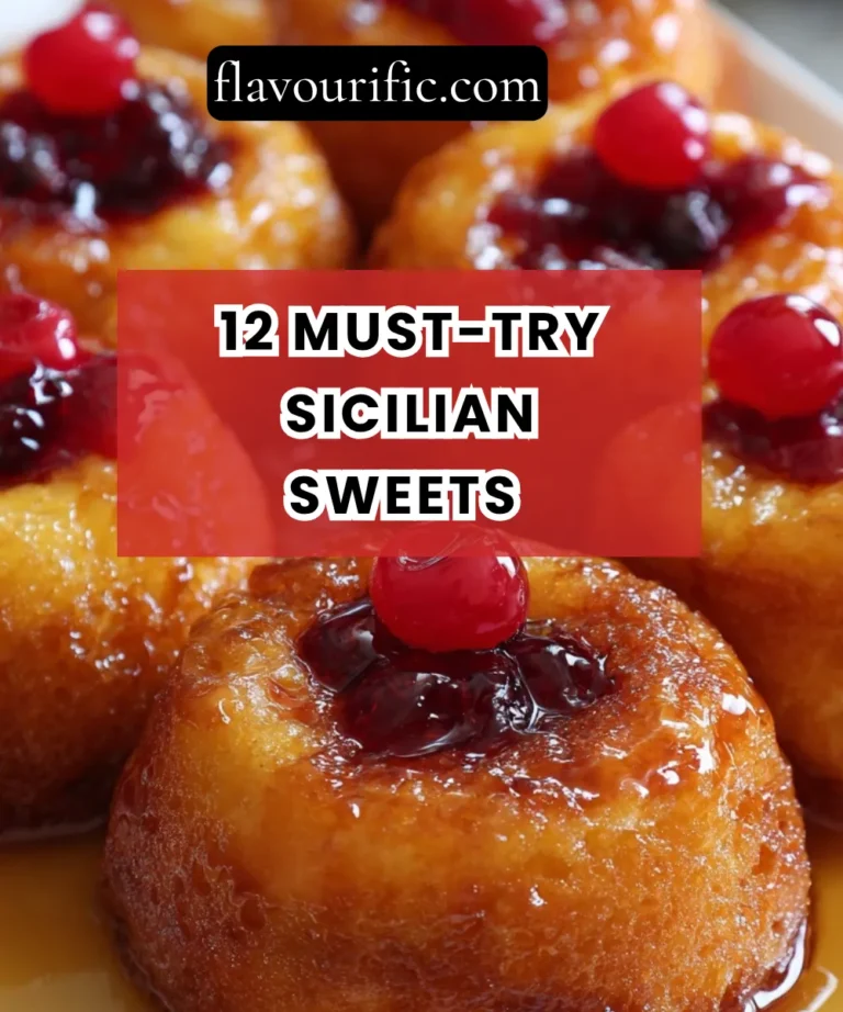 12 Must-Try Sicilian Sweets for Dessert Lovers