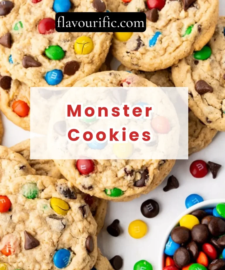 The Best Monster Cookies Recipe (Chewy, Loaded & No Flour Needed)