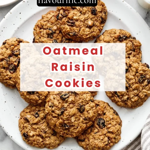 The Best Oatmeal Raisin Cookies Recipe (Soft, Chewy & Perfectly Spiced) 3 Lemon 40