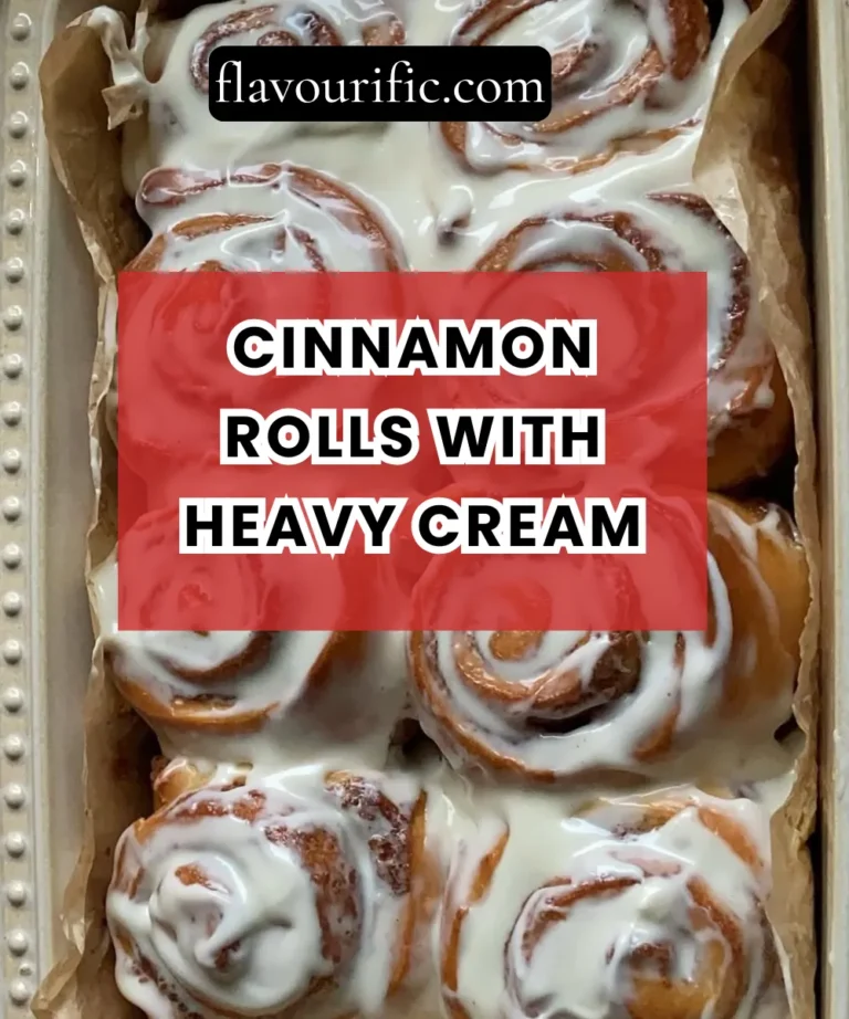 The Best Cinnamon Rolls with Heavy Cream Recipe (Soft, Gooey & Bakery-Style)