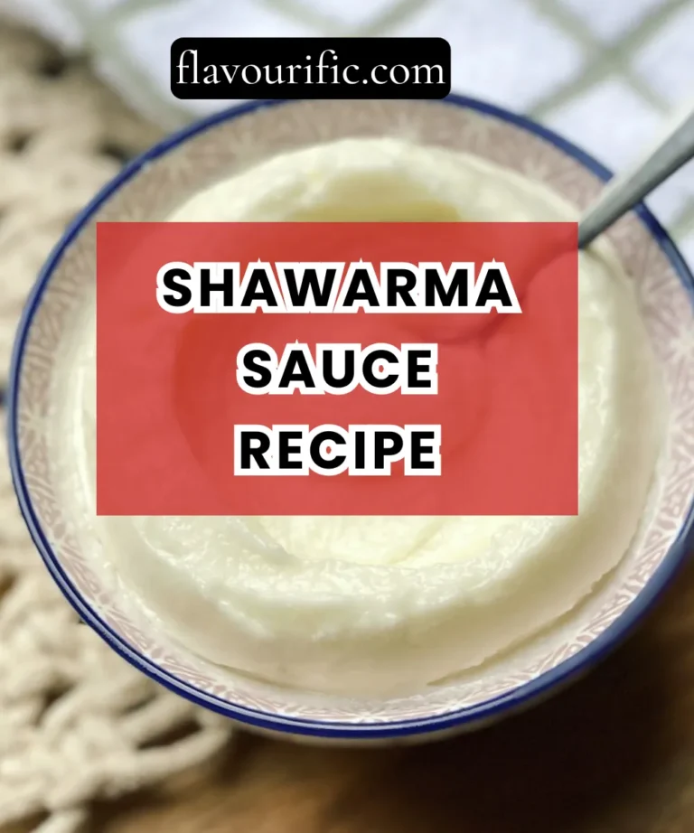 The Best Shawarma Sauce Recipe (Creamy, Garlicky & Restaurant-Style)