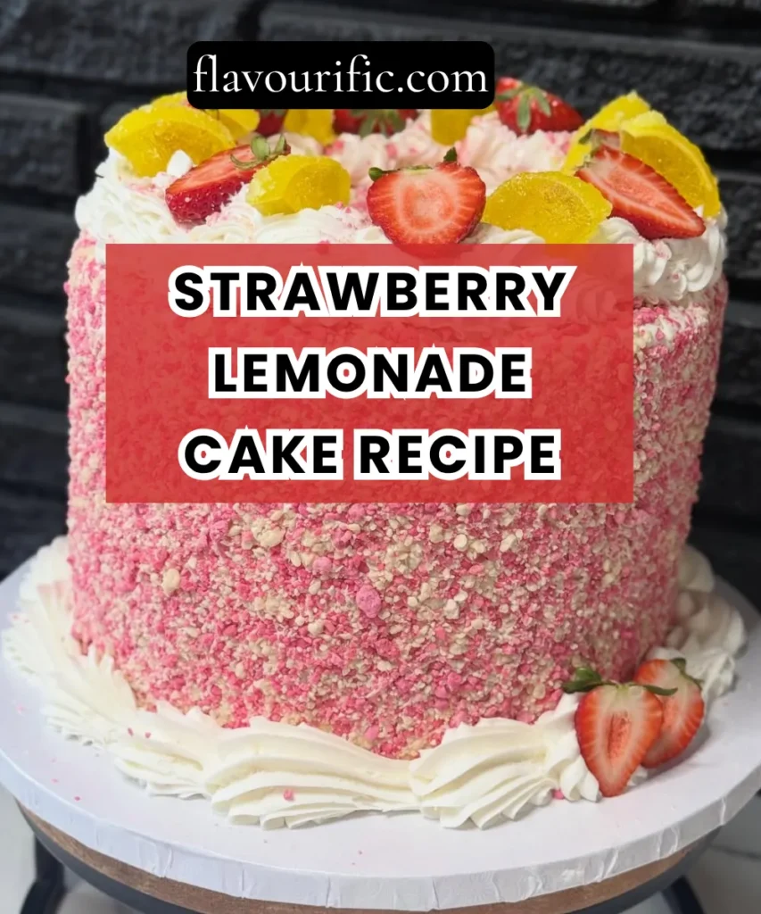 Strawberry Lemonade Cake Recipe (Light, Refreshing & Perfect for Summer) 1 Lemon 51