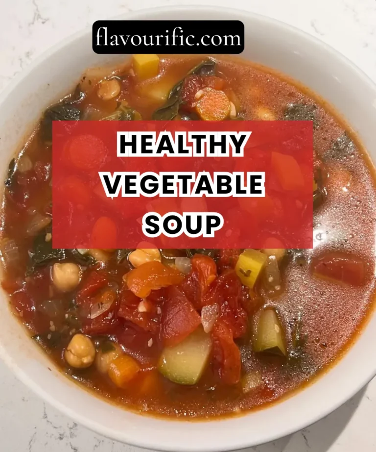 Healthy Vegetable Soup Recipe (Low-Calorie, Filling & Supports Your Weight Loss Goals)