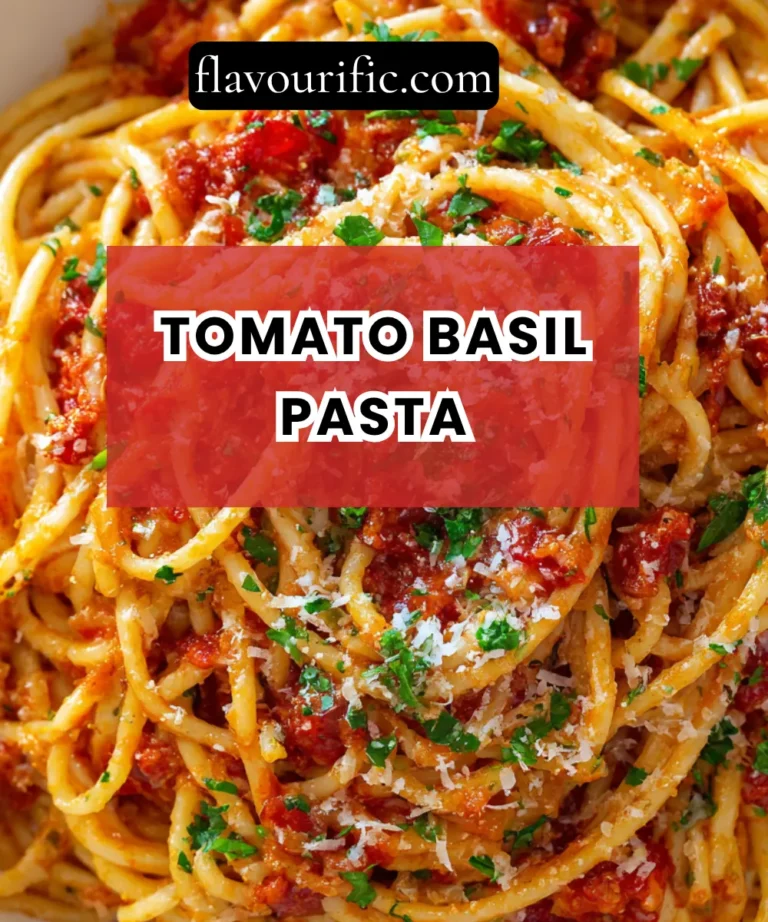 Tomato Basil Pasta Recipe (Simple, Fresh & Ready in 20 Minutes)