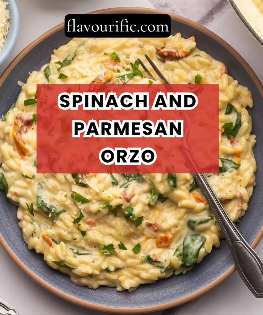 Spinach and Parmesan Orzo Recipe (Creamy, Quick & One-Pot Easy) 1 Lemon 24