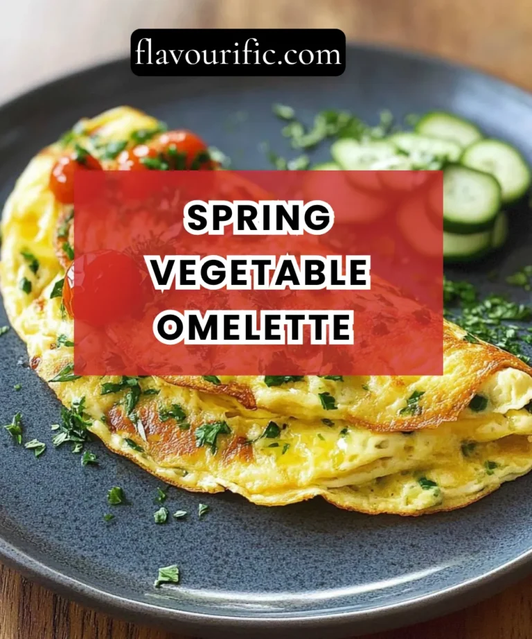 Spring Vegetable Omelette (Fresh, Tender & Ready in 15 Minutes)