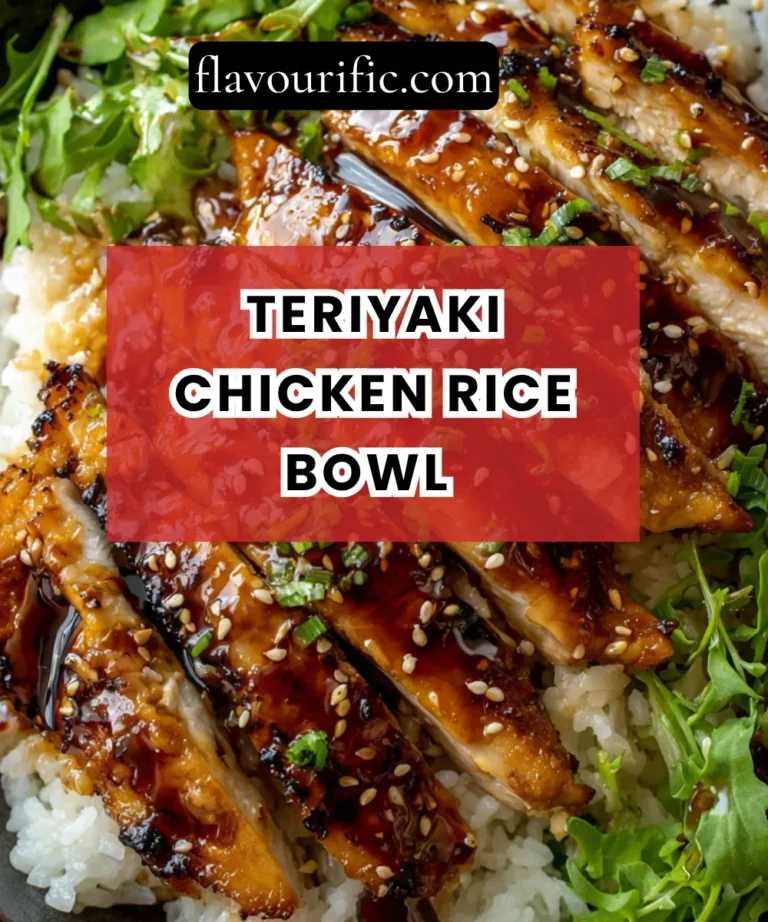 Teriyaki Chicken Rice Bowl (Glossy, Sweet-Savory & Ready in 35 Minutes)