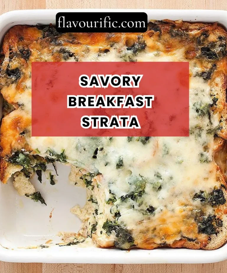 Savory Breakfast Strata (Rich, Custardy & Made the Night Before)