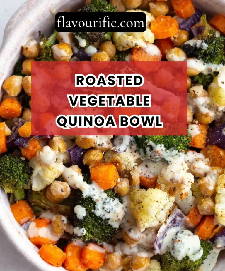 Roasted Vegetable Quinoa Bowl (Hearty, Nourishing & Deeply Satisfying)