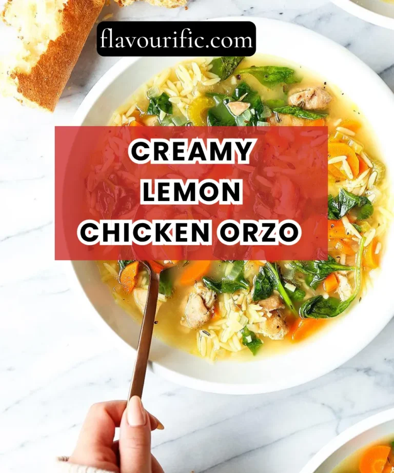 Creamy Lemon Chicken Orzo Recipe (One-Pan, Silky & Zesty)