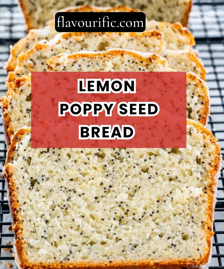 Lemon Poppy Seed Bread Recipe (Moist, Zesty & Bright)