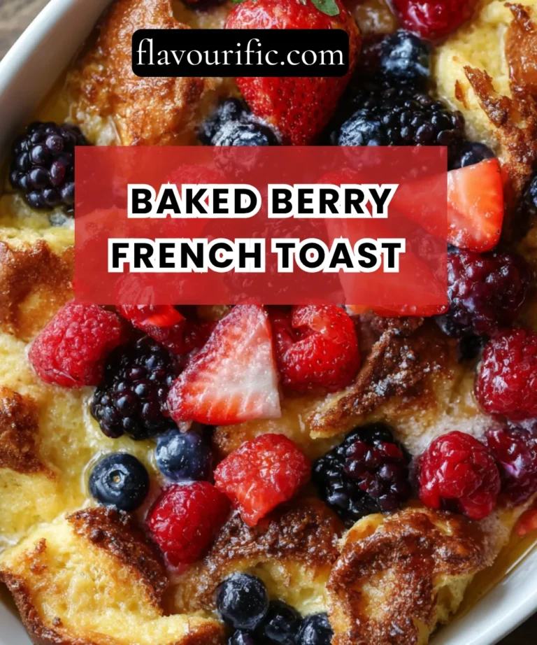 Baked Berry French Toast (Golden, Custardy & Built the Night Before)